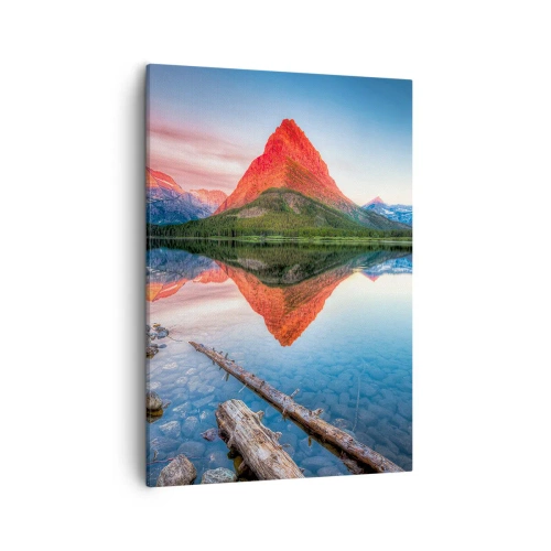 Schilderen op canvas - Warmte en koude - 50x70 cm