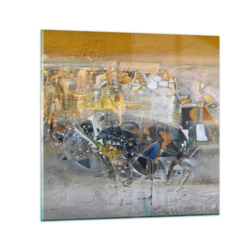 Schilderen op glas - Alles komt goed - 50x50 cm