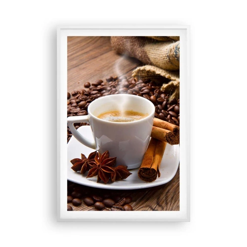 Poster in een witte lijst - Pittige smaak en aroma - 61x91 cm