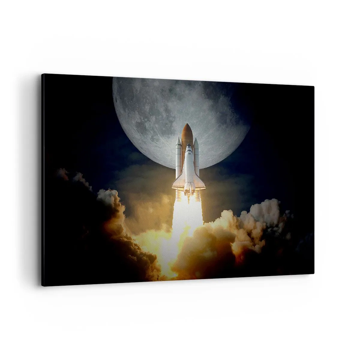 Schilderen op canvas - Het begin van een onaards avontuur - 120x80 cm