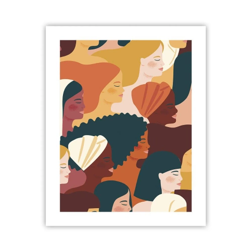 Poster - Alleen vrouwelijkheid - 40x50 cm