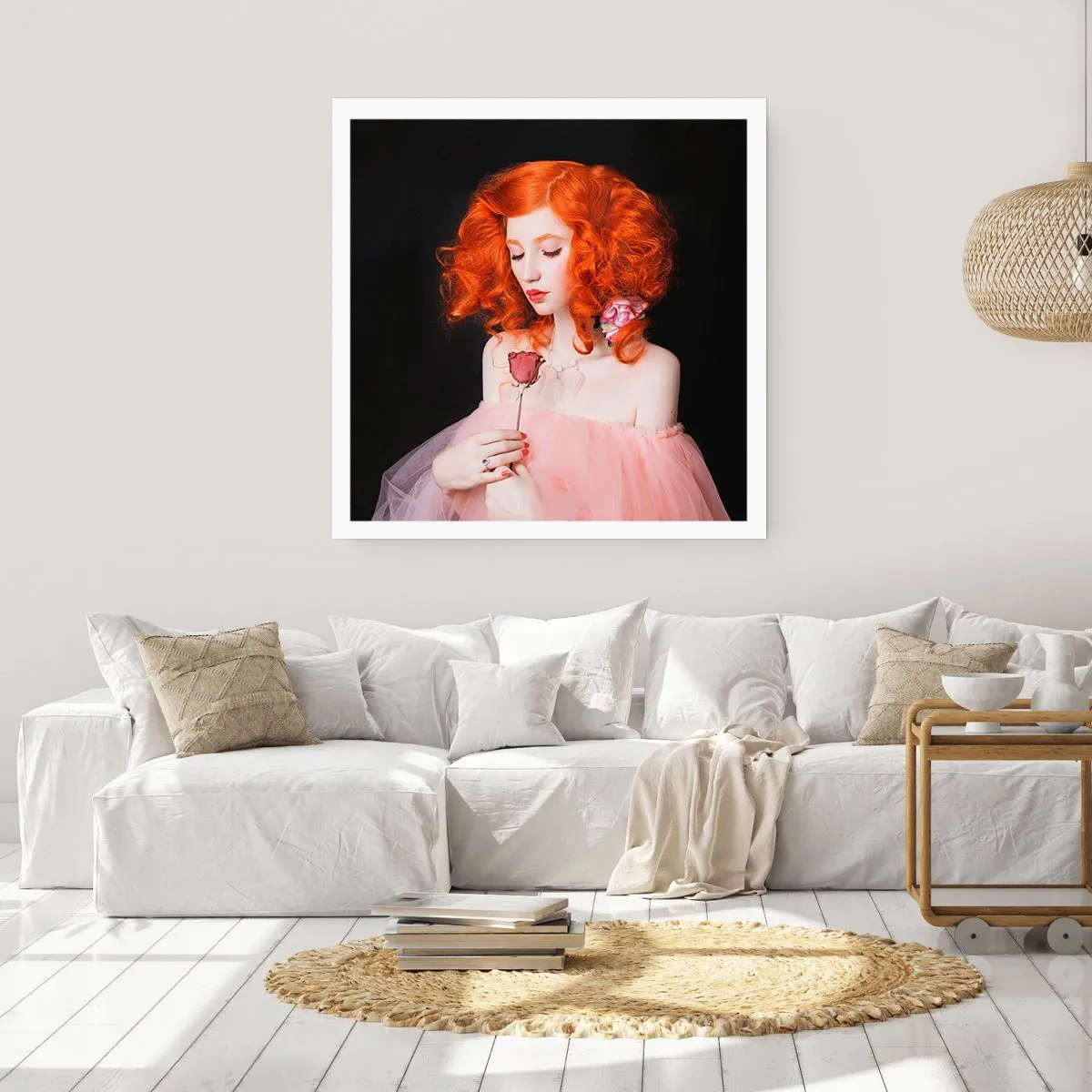 Poster - In barokstijl - 50x50 cm