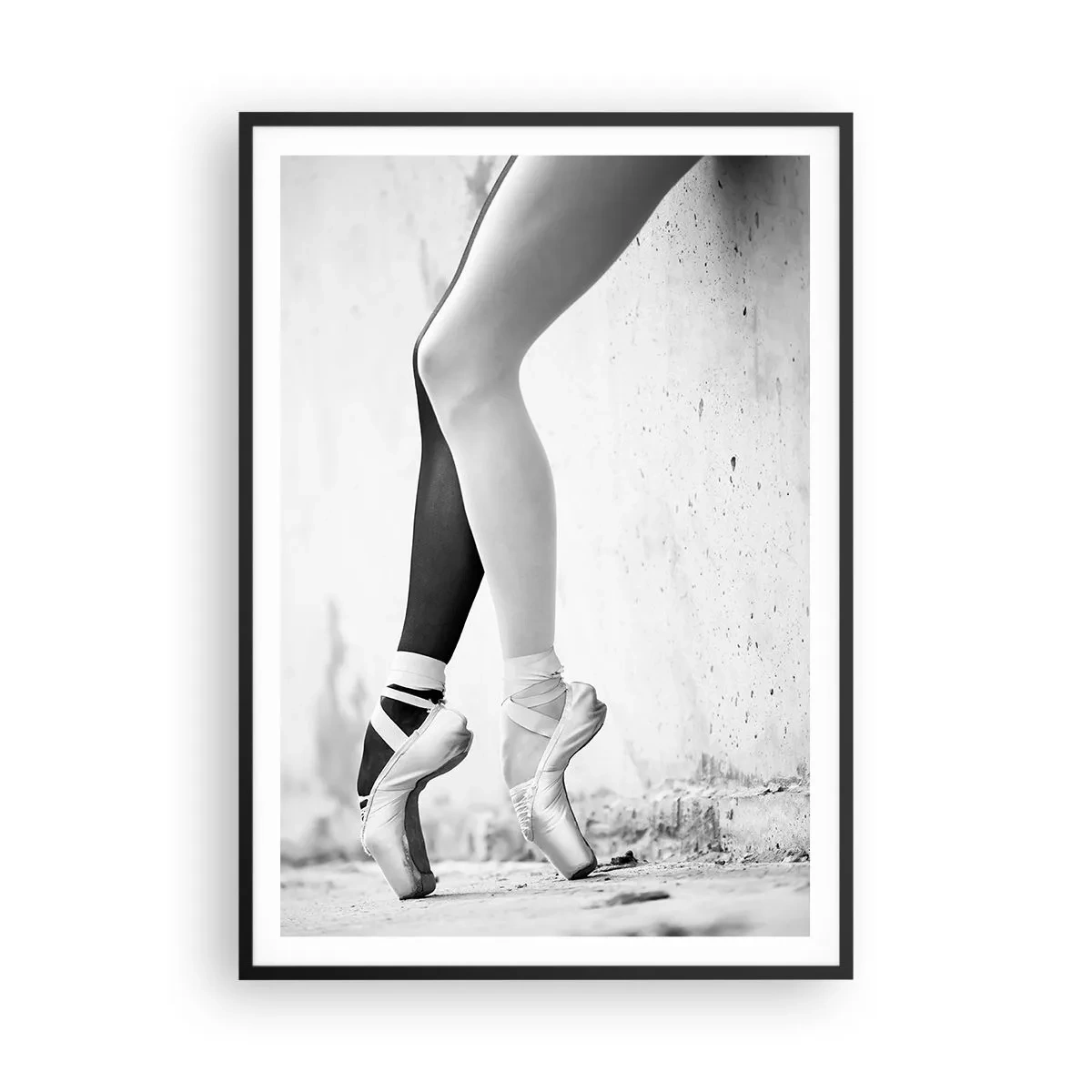 Poster in een zwarte lijst - Ballerina, voila! - 70x100 cm