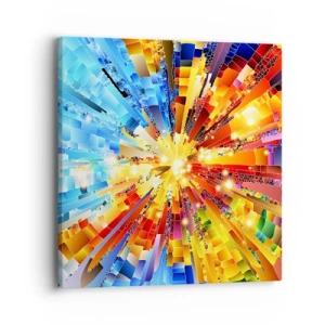 Schilderen op canvas - In medias res - 40x40 cm
