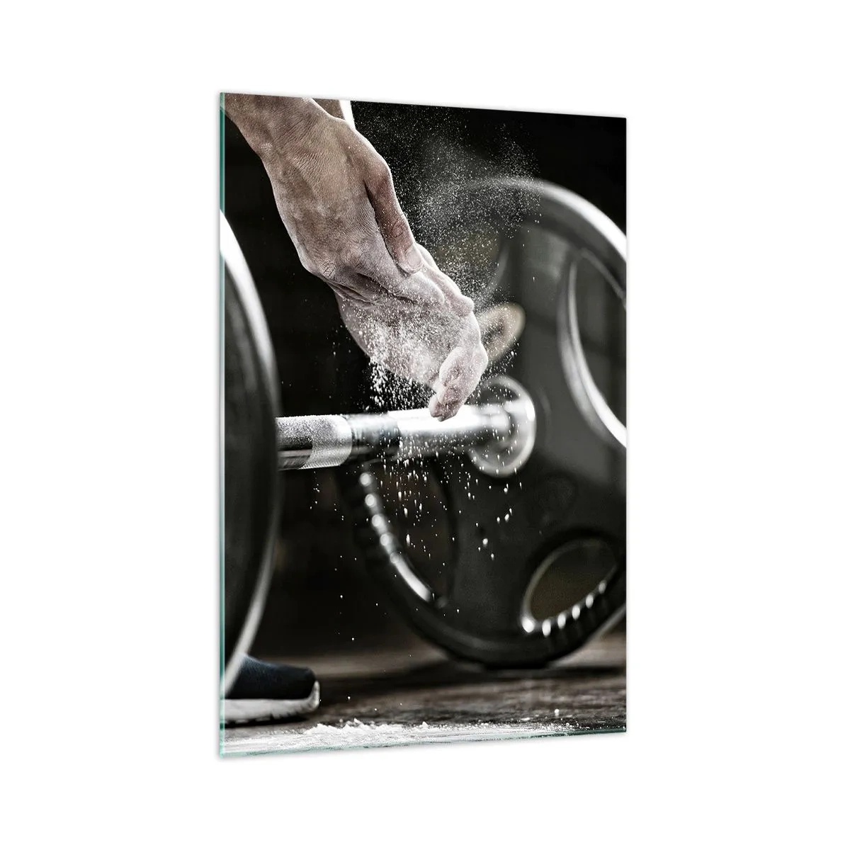 Schilderen op glas - Uitdaging aanvaard! - 70x100 cm