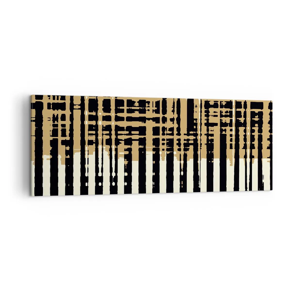 Schilderen op canvas - Architecturale abstractie - 140x50 cm