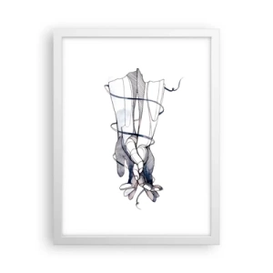 Poster in een witte lijst - Touch-studie - 30x40 cm