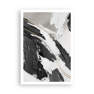 Poster - Abstractie op grote schaal - 70x100 cm