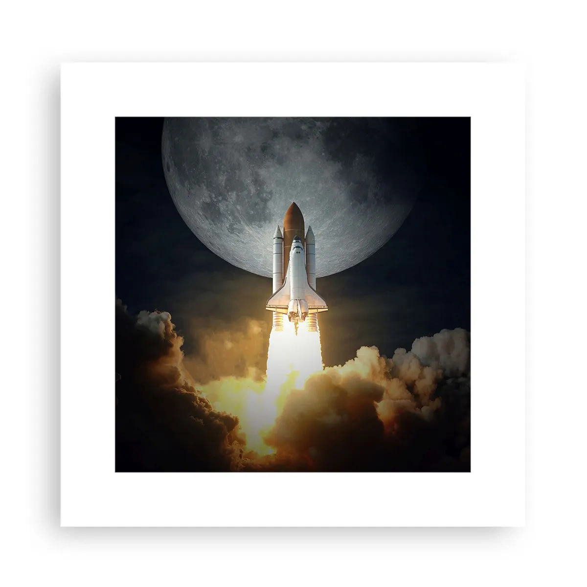 Poster - Het begin van een onaards avontuur - 30x30 cm