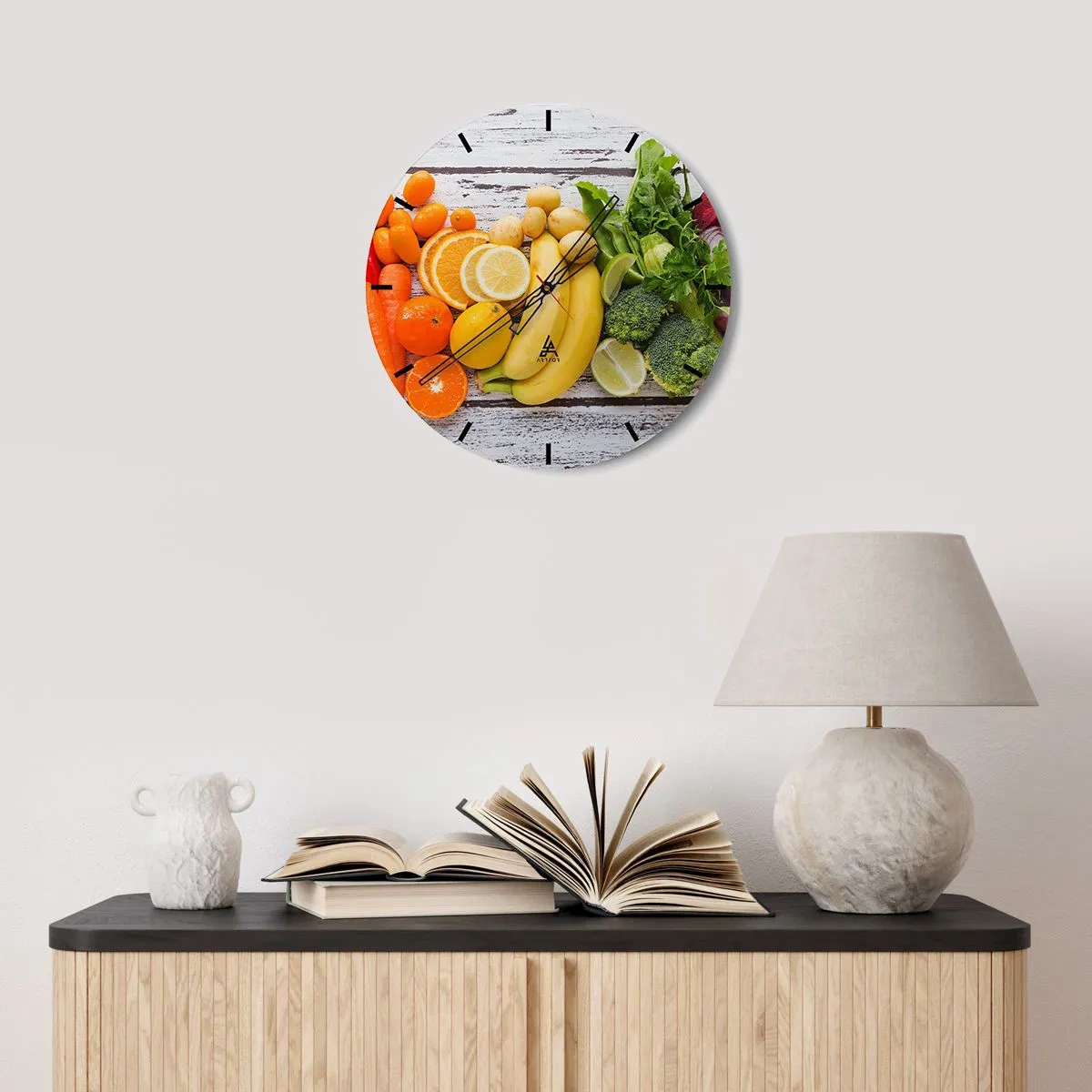 Wandklok - Klok - Het is niet genoeg? - 30x30 cm