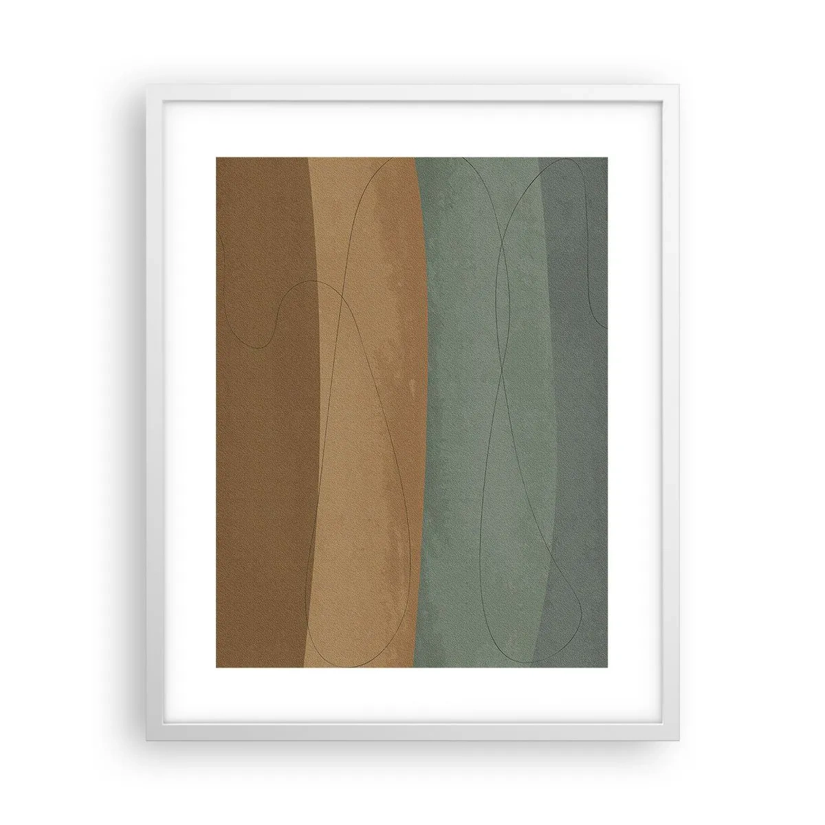 Poster in een witte lijst - Horizontale compositie - 40x50 cm