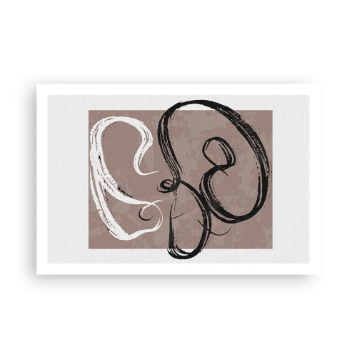 Poster - Compositie – de zoektocht naar volheid - 91x61 cm