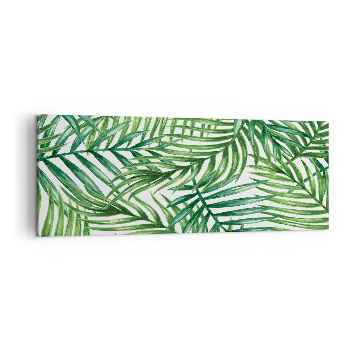 Schilderen op canvas - Onder de groene luifel - 140x50 cm