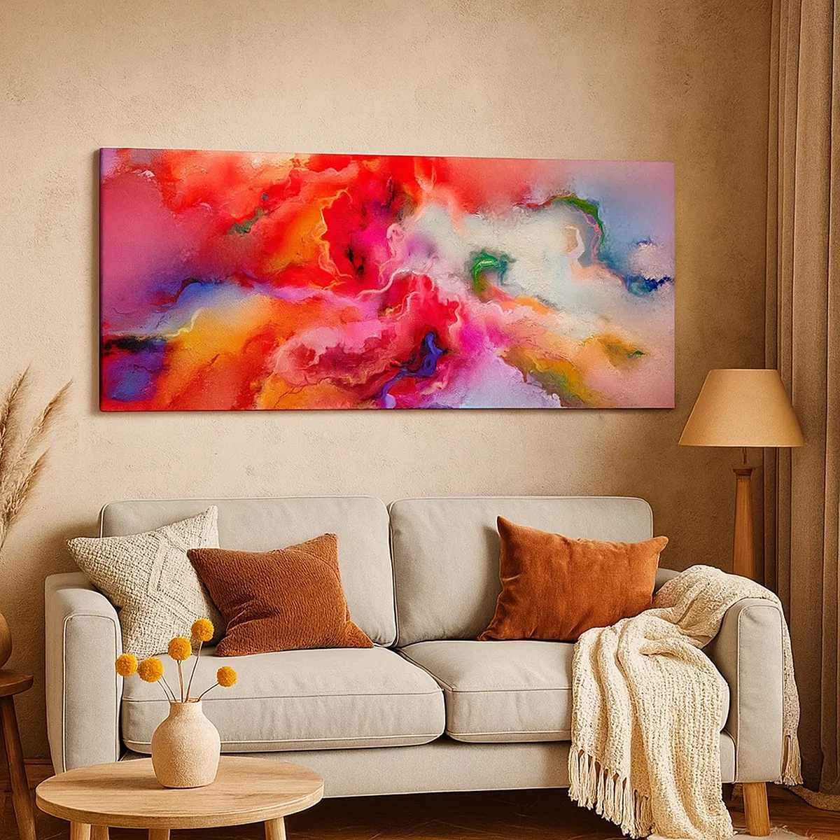 Schilderen op canvas - Hoe vang je dromen - rook - 30x30 cm