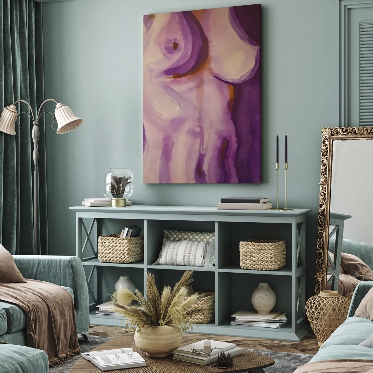 Schilderen op canvas - Ode aan vrouwelijkheid - 80x120 cm