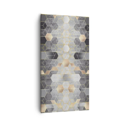 Schilderen op canvas - Diamant samenstelling - 55x100 cm