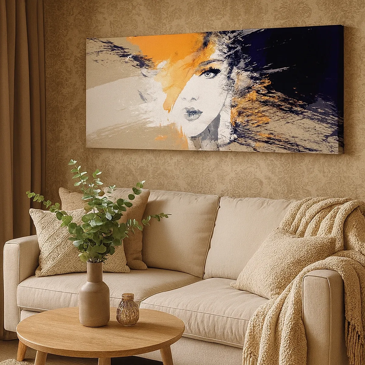 Schilderen op canvas - En er is licht - 30x30 cm