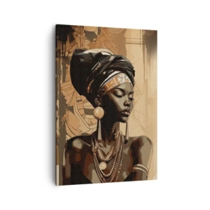 Schilderen op canvas - Afrikaanse majesteit - 50x70 cm