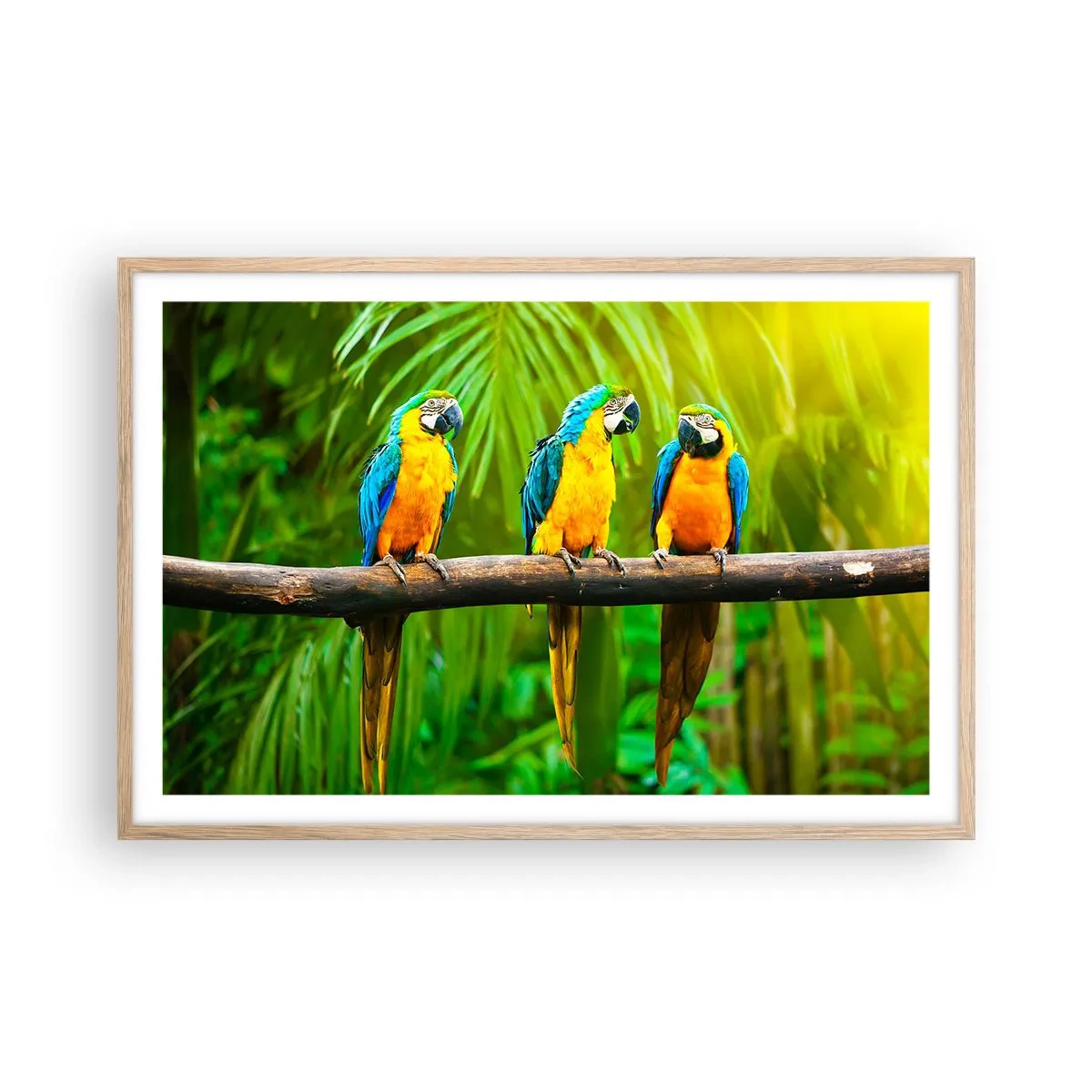 Een poster in een licht eiken lijst - En heb je gehoord dat ze...? - 91x61 cm