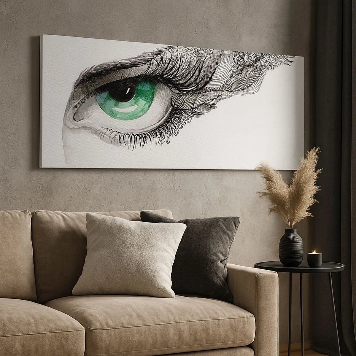 Schilderen op canvas - Mooi en klaar om aan te vallen - 100x40 cm