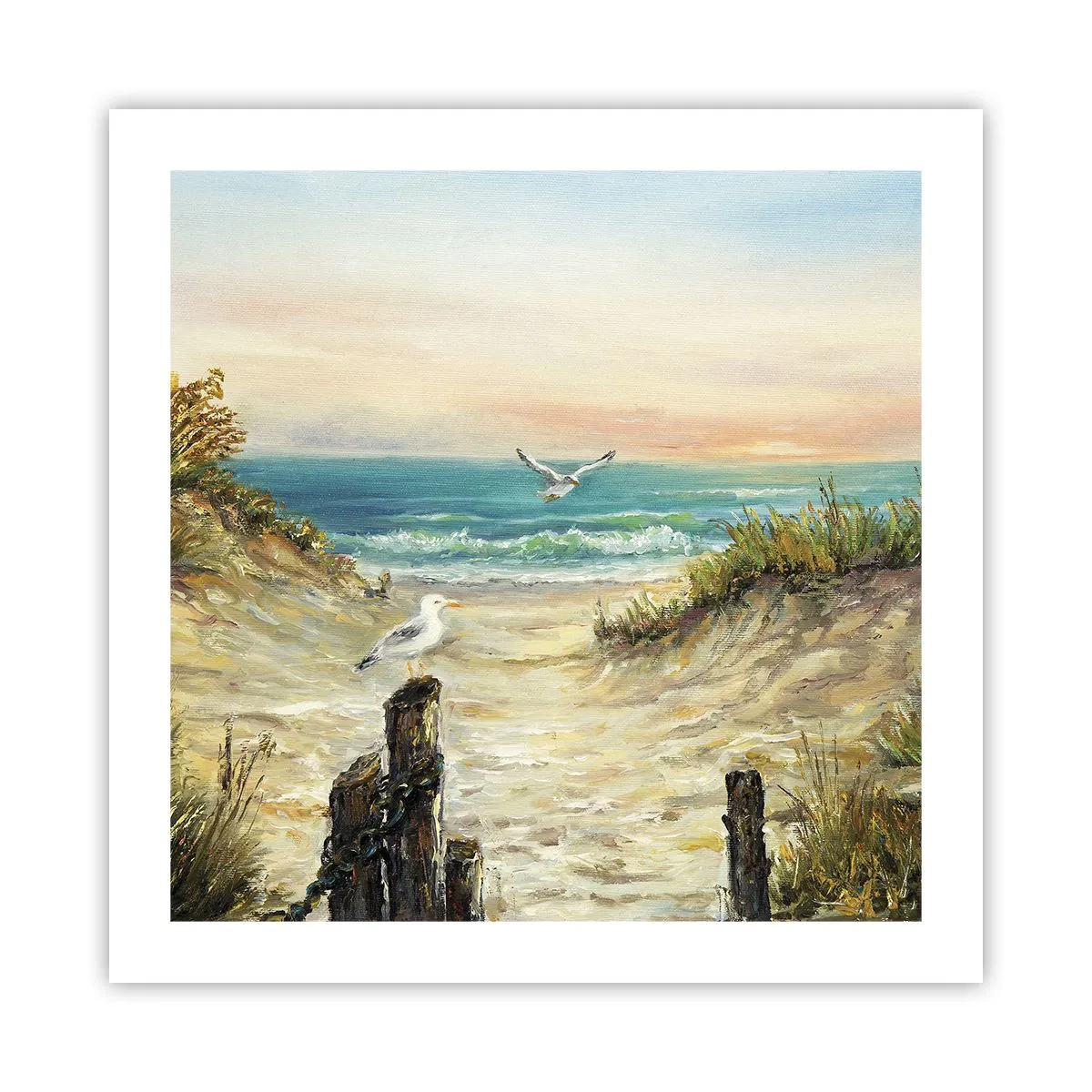 Poster - Windstille afzondering - 50x50 cm