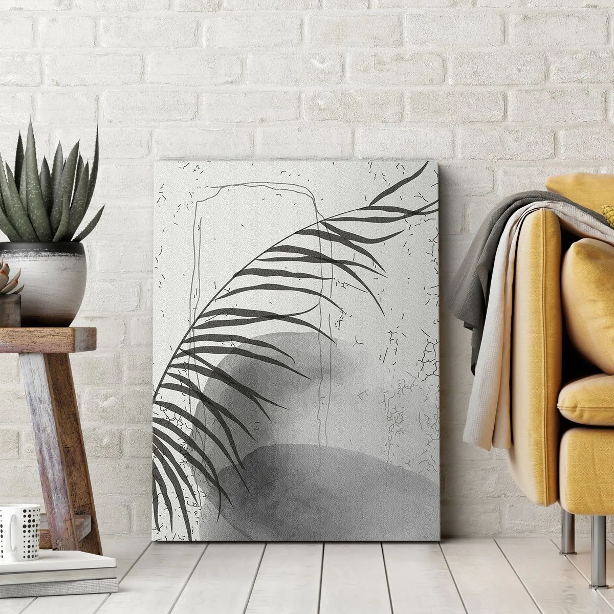 Schilderen op canvas - Het subtiele exotisme van de natuur - 65x120 cm