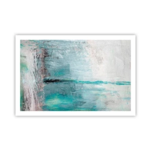 Poster - Horizontaal in blauw - 91x61 cm