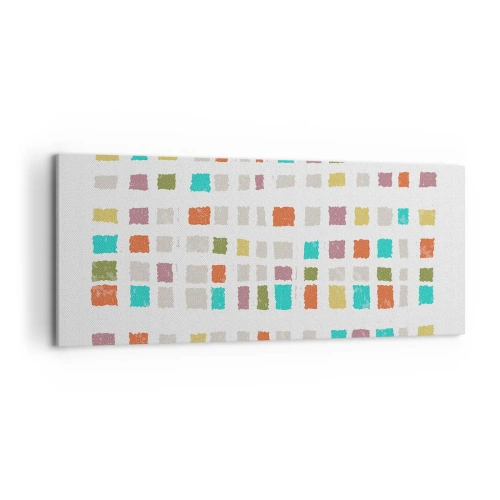 Schilderen op canvas - Onbekend spel - 120x50 cm