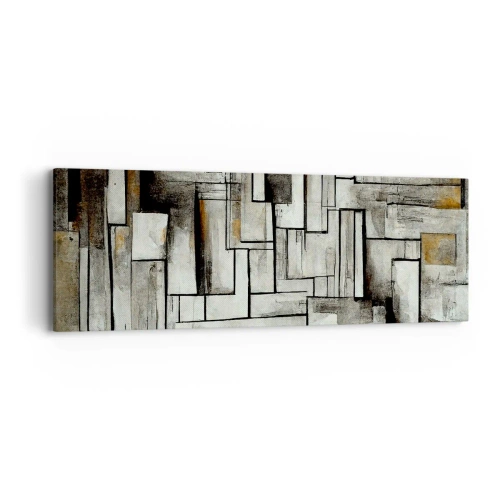 Schilderen op canvas - De kracht van eenvoud - 90x30 cm