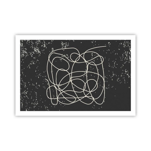 Poster - Dwalende gedachten - 91x61 cm