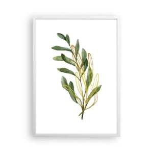 Poster in een witte lijst - Alles wat goed is - 50x70 cm