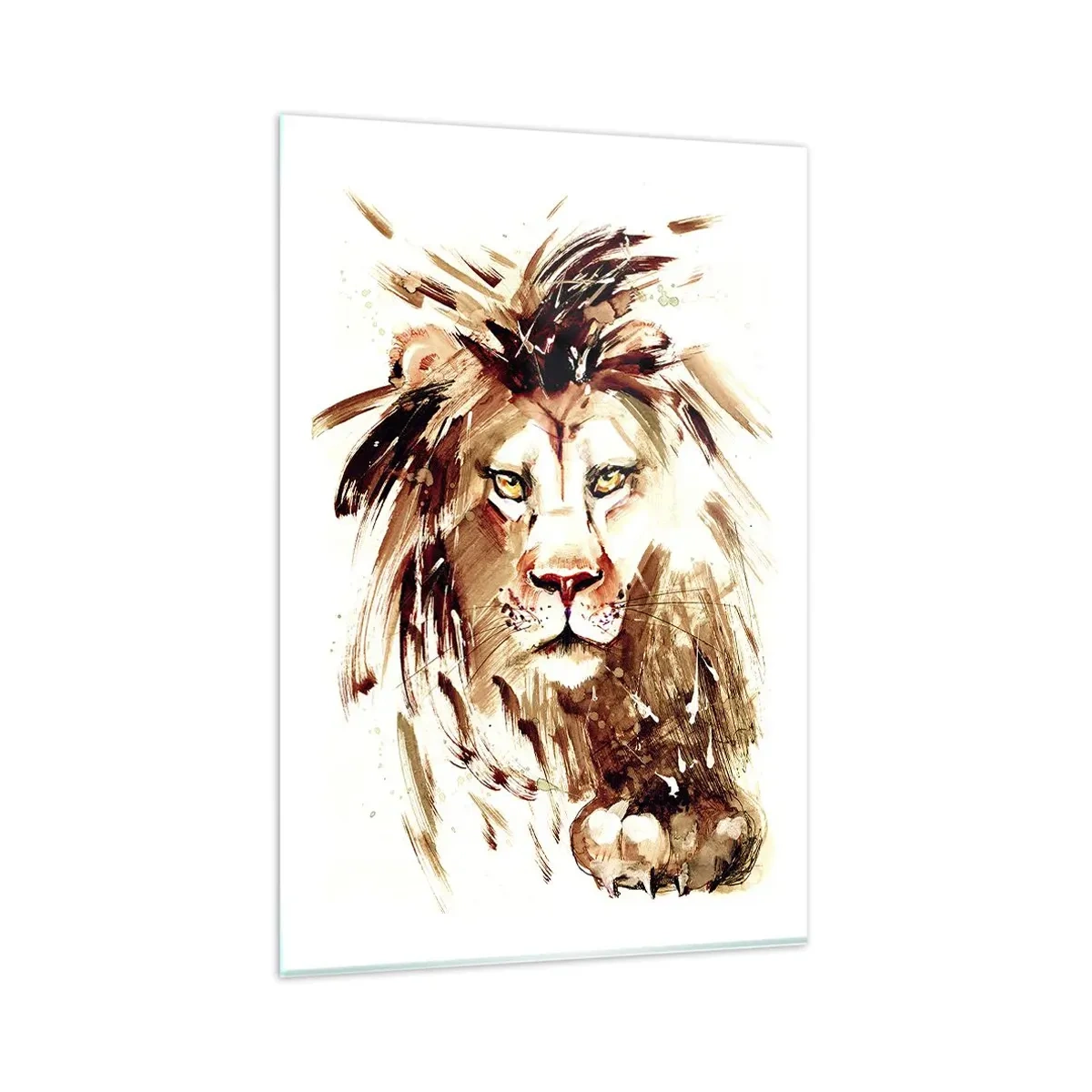 Schilderen op glas - Kracht en waardigheid - 80x120 cm