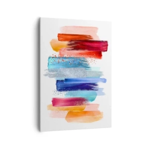 Schilderen op canvas - Omhoog en omlaag - 50x70 cm