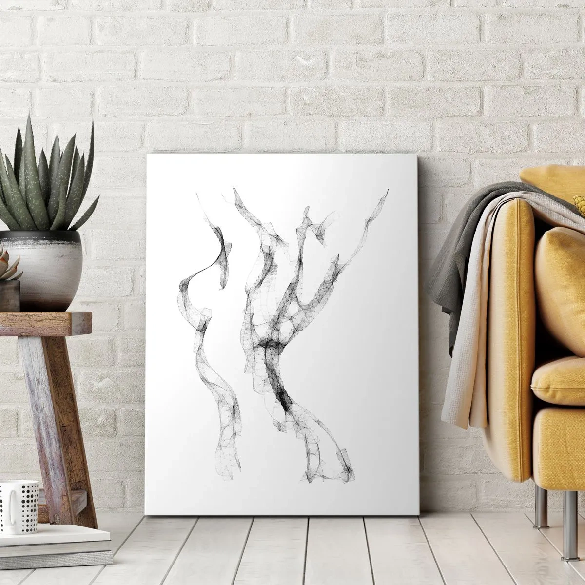 Schilderen op canvas - Mooi en sterk - 55x100 cm