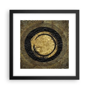 Poster in een zwarte lijst - Glamour-compositie - 30x30 cm