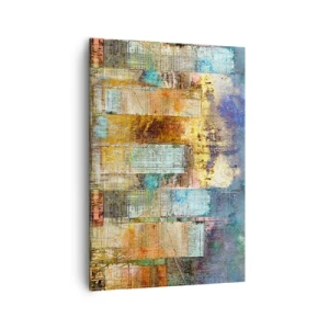 Schilderen op canvas - Een zonnige metropool - 70x100 cm