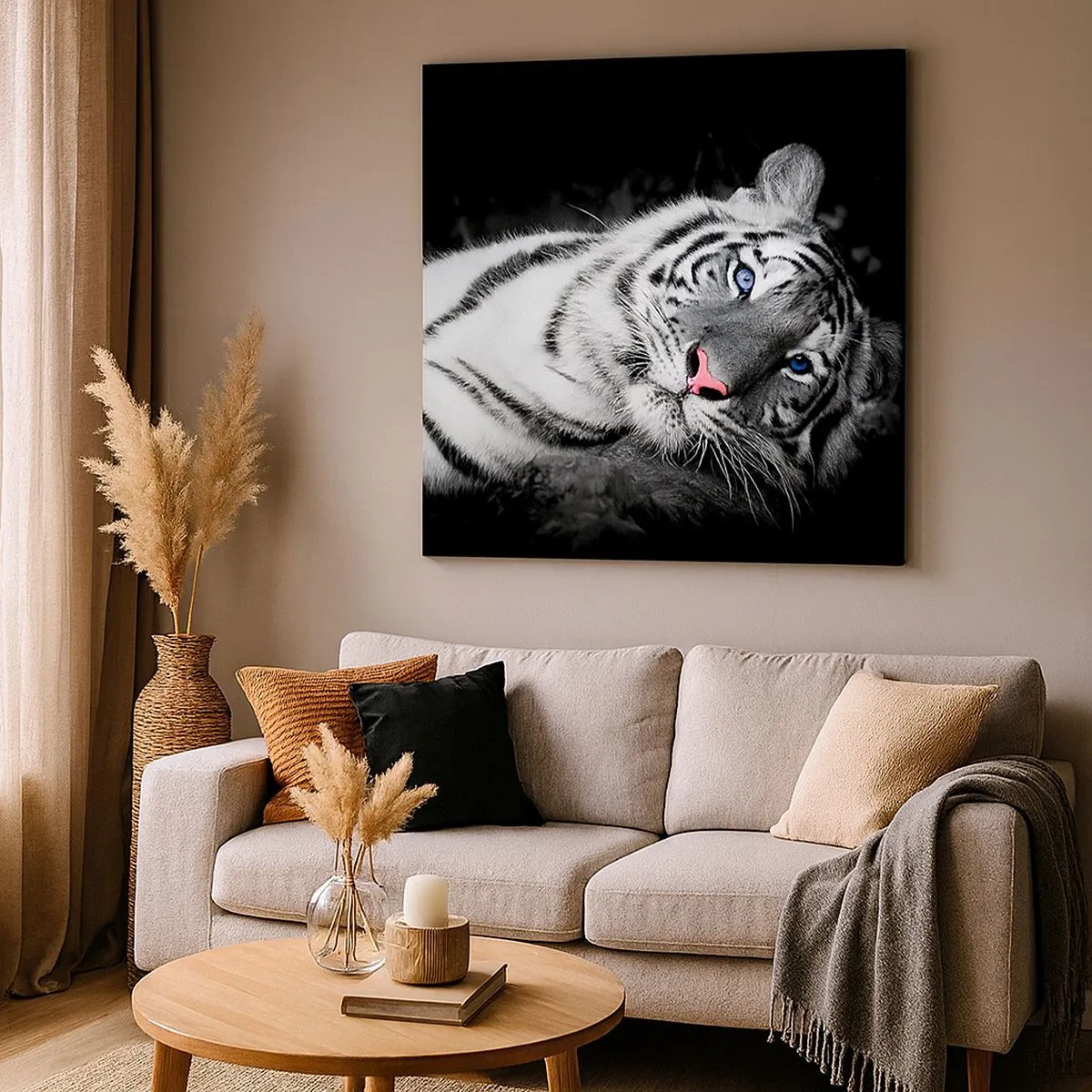 Schilderen op canvas - Wildheid en vrede - 30x30 cm