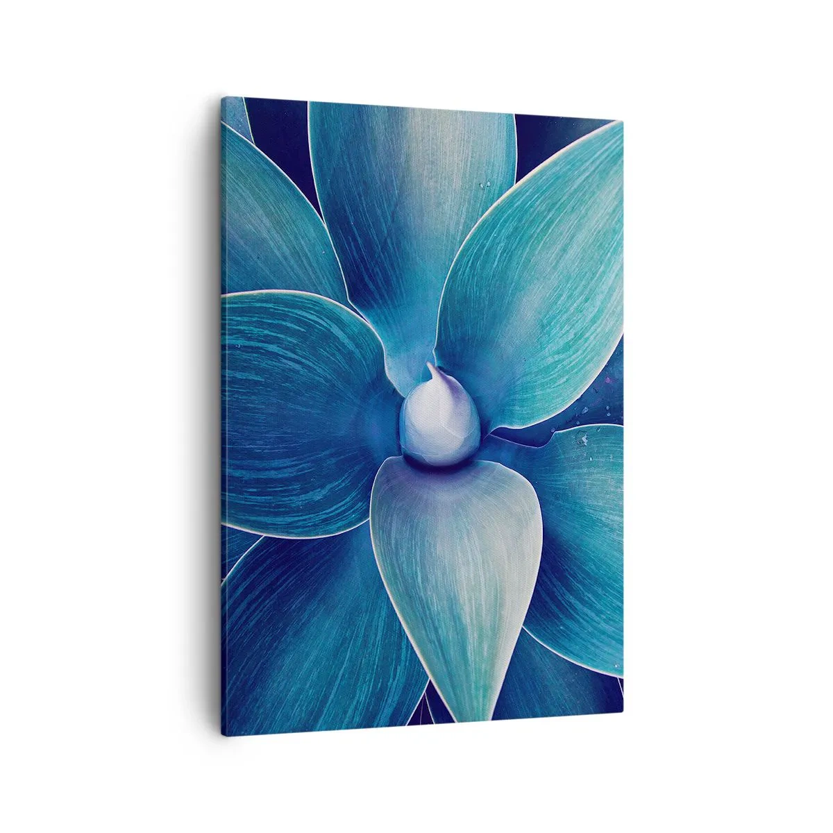 Schilderen op canvas - Blauw uit de lucht - 50x70 cm