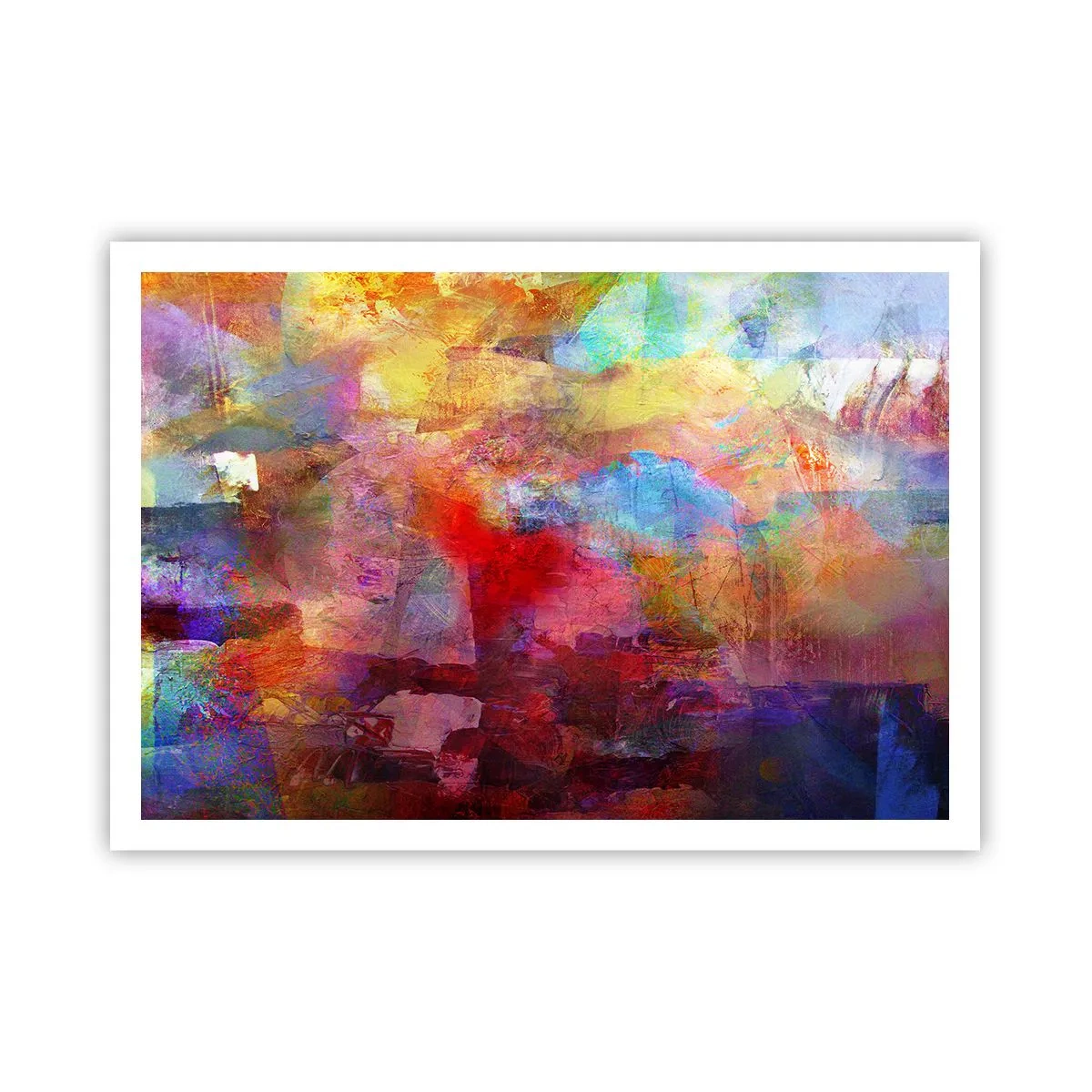 Poster - Kijk in de regenboog - 100x70 cm