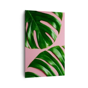 Schilderen op canvas - Groene rendez-vous - 80x120 cm