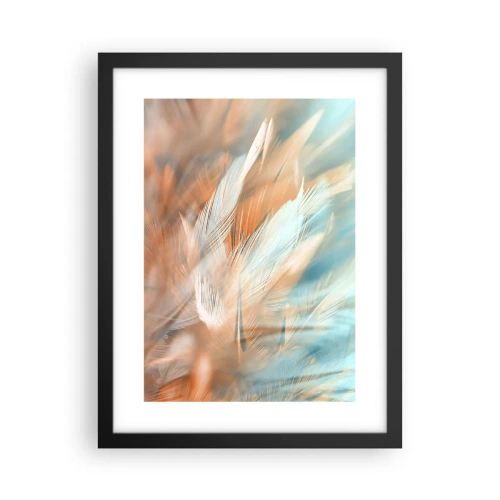 Poster in een zwarte lijst - In het land van zachtheid - 30x40 cm