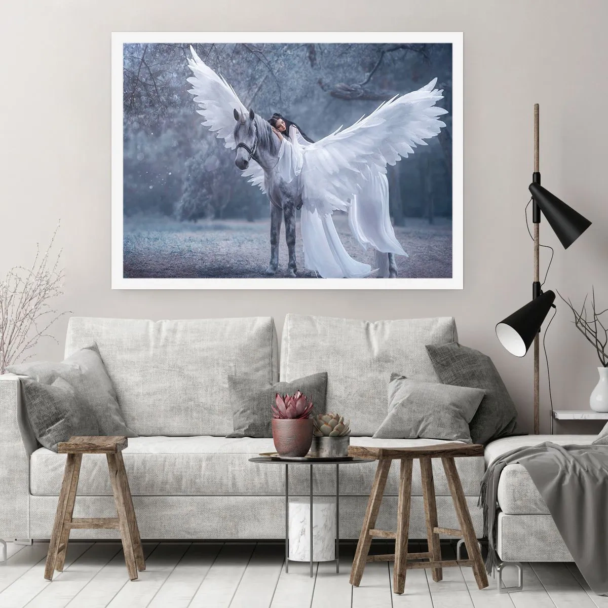 Poster - Een geïnspireerd moment - 100x70 cm