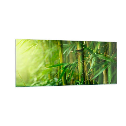 Schilderen op glas - Maak kennis met groen zelf - 100x40 cm