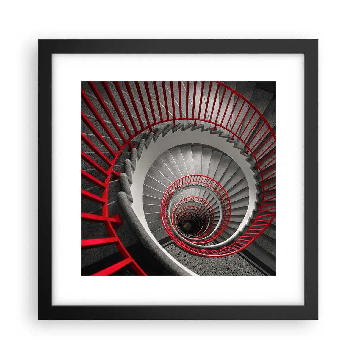 Poster in een zwarte lijst - Architectuur plezier - 30x30 cm