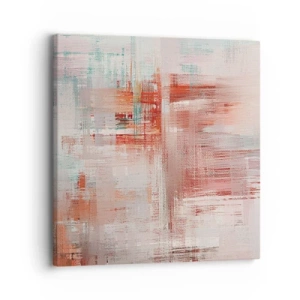 Schilderen op canvas - Vaag. Maar roze - 30x30 cm