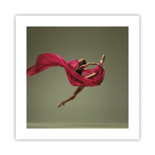 Poster - Dansende vlam - 40x40 cm