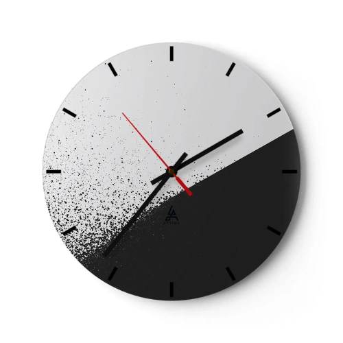 Wandklok - Klok - Steeds sneller, meer en meer - 40x40 cm