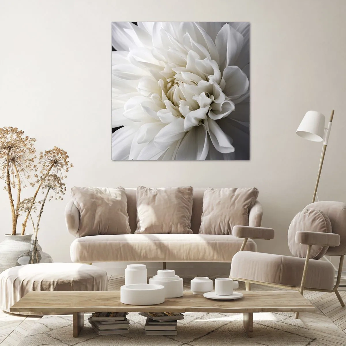 Schilderen op canvas - Ochtend van de bruid - 70x70 cm