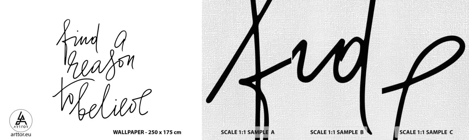 Fotobehang Monster Premium Canvas - Het is mogelijk - Typografie, Bevestiging, Maxim - 100x30 cm