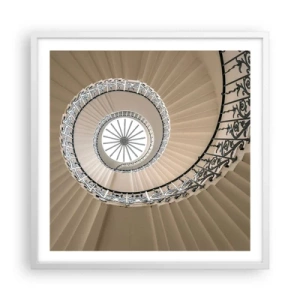 Poster in een witte lijst - Binnenin de schaal - 60x60 cm